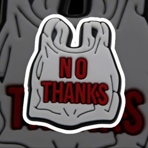 No Thanks Shopping Bag Croc Jibbitz